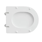 Sedile wc bianco per Globo vaso Misura larghezza 35