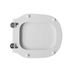 Sedile wc bianco per Globo vaso ModÃ¬ larghezza 36 cm cerniere regolabili