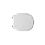 Sedile wc bianco per Globo vaso ModÃ¬ larghezza 36 cm cerniere regolabili