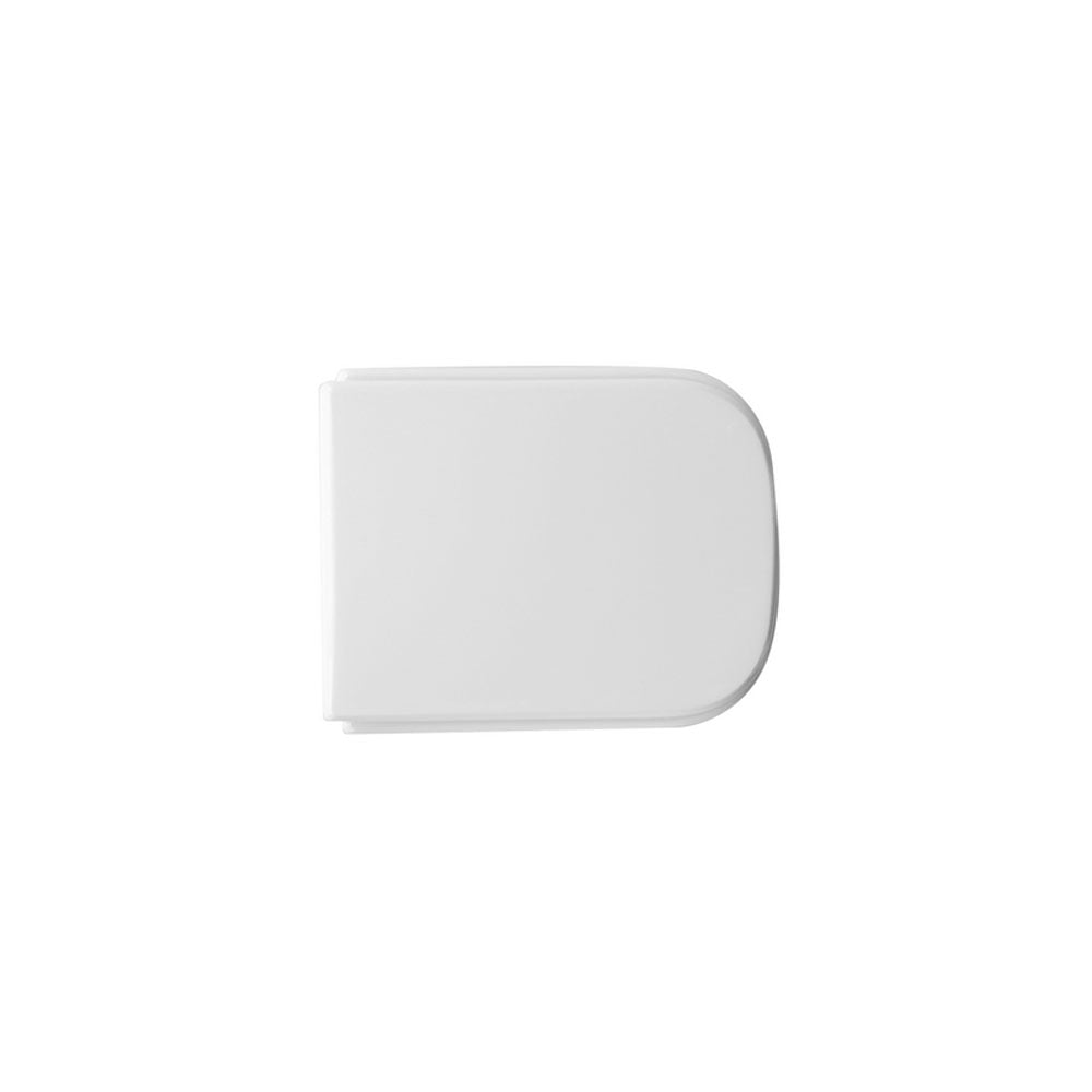 Sedile wc bianco per GSI vaso Traccia larghezza 35 cm cerniere regolabili
