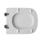 Sedile wc bianco vaso Edos per case ceramiche Hatria e Spea larghezza 37