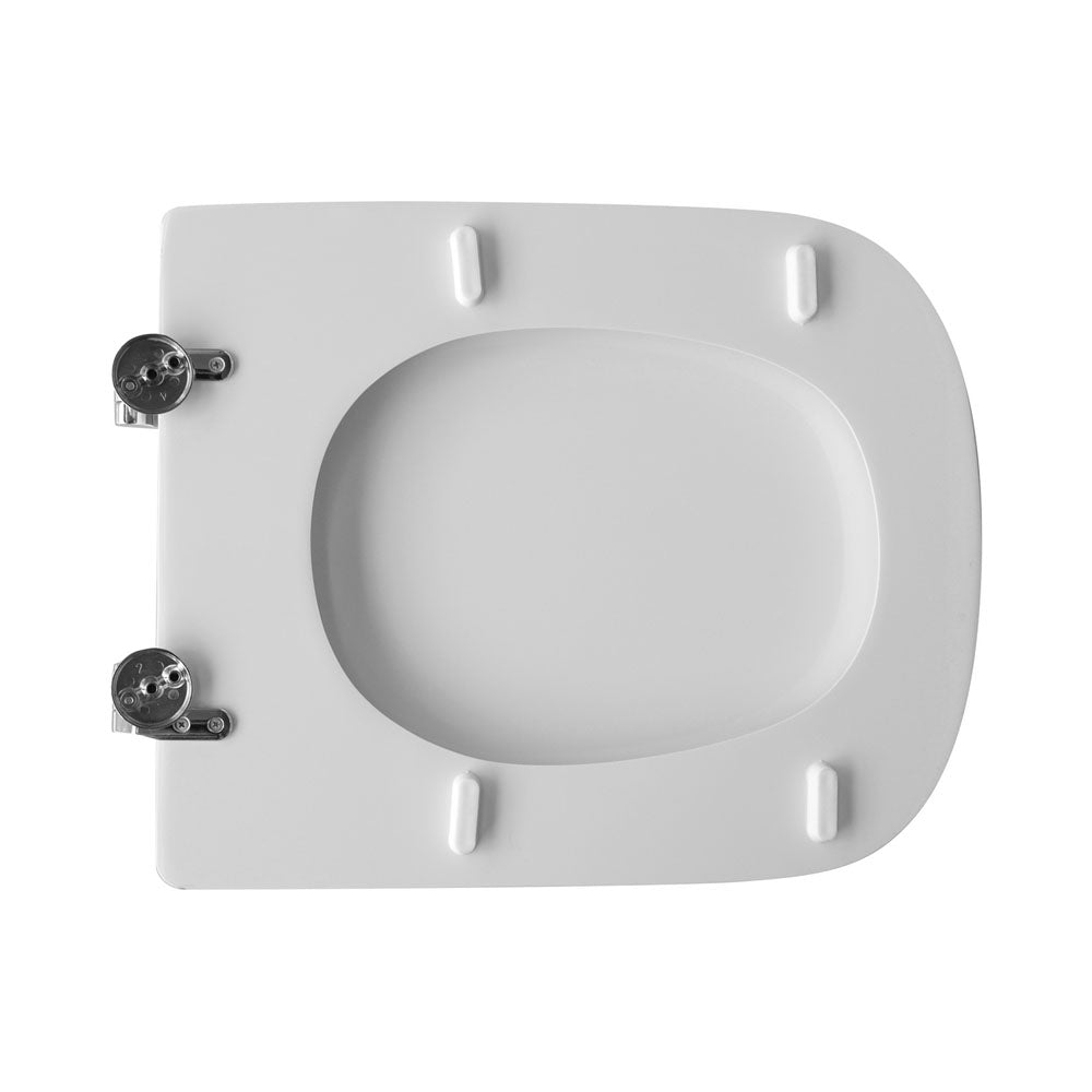 Sedile wc bianco vaso Edos per case ceramiche Hatria e Spea larghezza 37