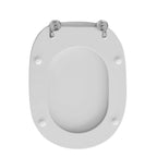 Sedile wc bianco per Ideal Standard vaso serie Linda larghezza 34