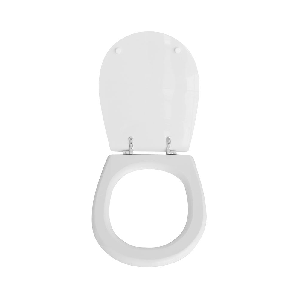 Sedile wc bianco per Incea vaso serie Luna larghezza 35