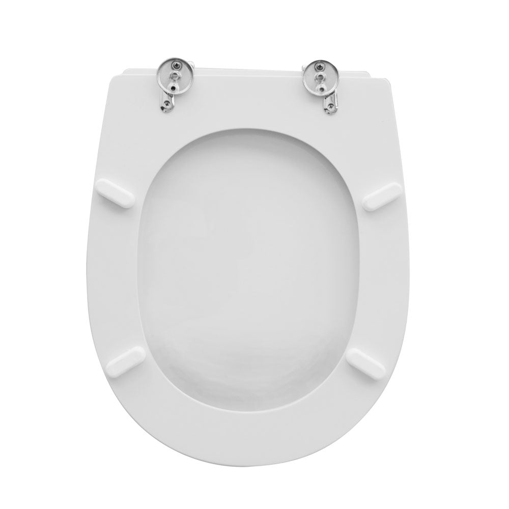 Sedile wc bianco per Incea vaso serie Luna larghezza 35