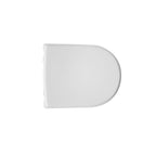 Sedile wc per Kerasan vaso serie Ritmo larghezza 32 cm cerniere regolabili