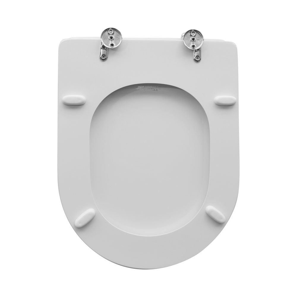 Sedile wc per Olympia vaso serie Rubino larghezza 35 cm cerniere regolabili