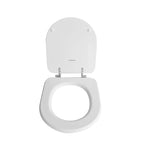 Sedile wc per Olympia vaso serie Tutto larghezza 36 cm cerniere regolabili