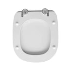 Sedile wc per Pozzi Ginori Vaso 500 larghezza 35 cm cerniere regolabili