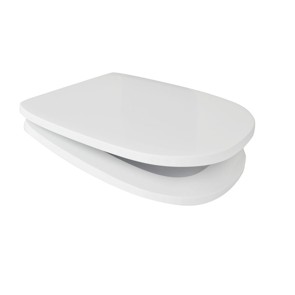 Sedile wc per Pozzi Ginori Vaso 500 larghezza 35 cm cerniere regolabili