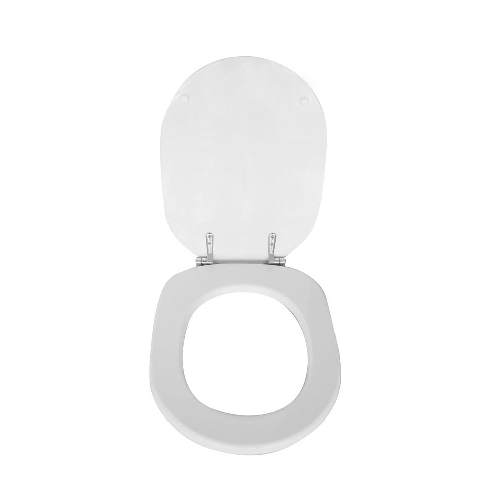 Sedile wc per Pozzi Ginori vaso serie Linea larghezza 35 cm cerniere fisse