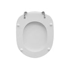 Sedile wc per Pozzi Ginori vaso serie Linea larghezza 35 cm cerniere fisse