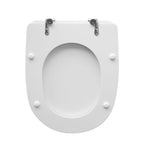 Sedile wc per Pozzi Ginori vaso Selnova 3 larghezza 35 cm cerniere fisse