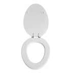Sedile wc per Pozzi Ginori vaso Ultra larghezza 38 cm cerniere regolabili