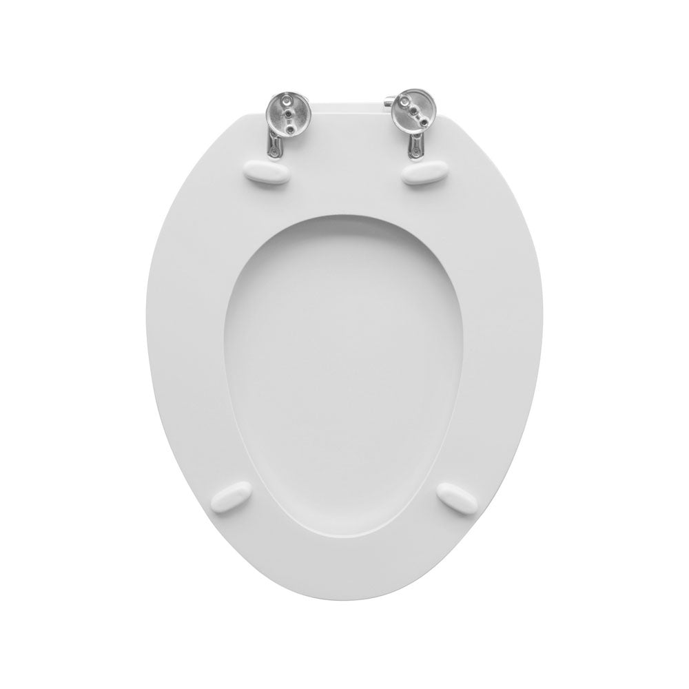 Sedile wc per Pozzi Ginori vaso Ultra larghezza 38 cm cerniere regolabili