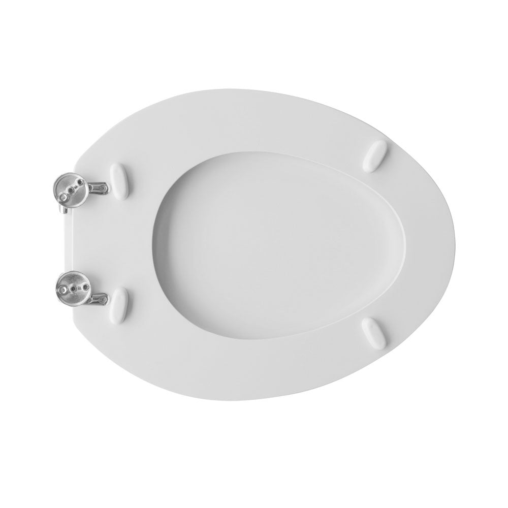 Sedile wc per Pozzi Ginori vaso Ultra larghezza 38 cm cerniere regolabili