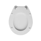 Sedile wc per Roca vaso Polo larghezza 36 cm cerniere regolabili