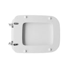 Sedile wc per Senesi vaso Duccio larghezza 34 cm cerniere fisse ottone cromo