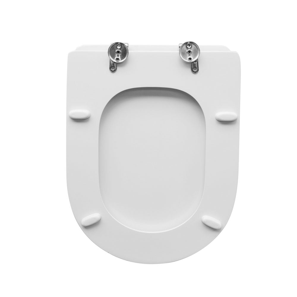 Sedile wc per Vavid vaso Orientale larghezza 36 cm cerniere regolabili