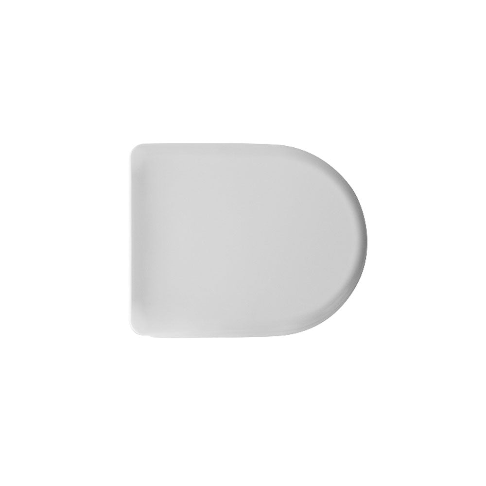 Sedile wc universale D061 termoindurente bianco con cerniere regolabili