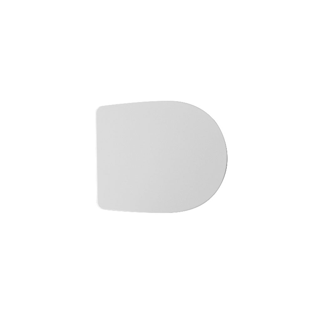 Sedile wc universale D180 doppia cerniera in termoindurente bianco