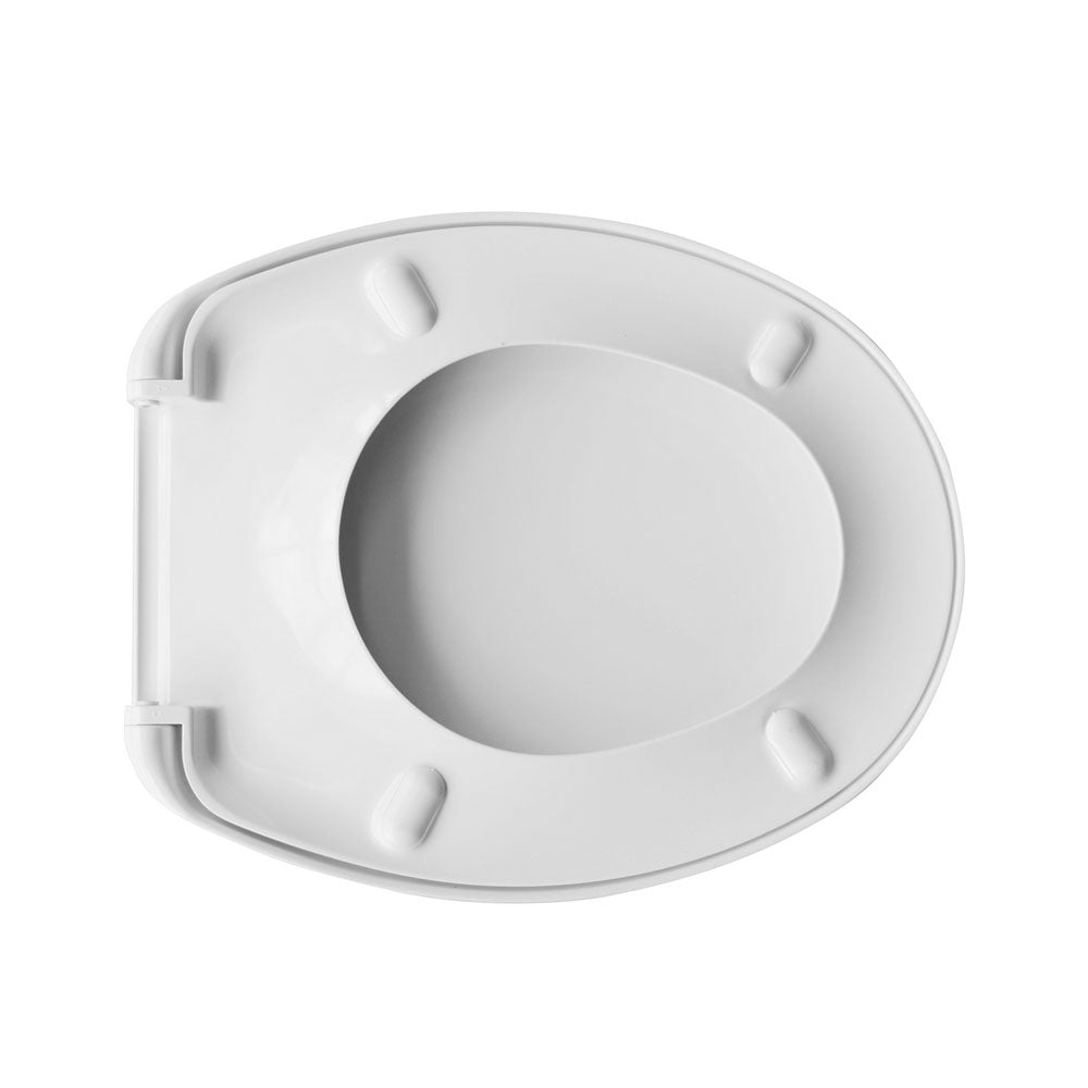 Sedile wc universale Dianter 5 termoindurente bianco cerniere regolabili