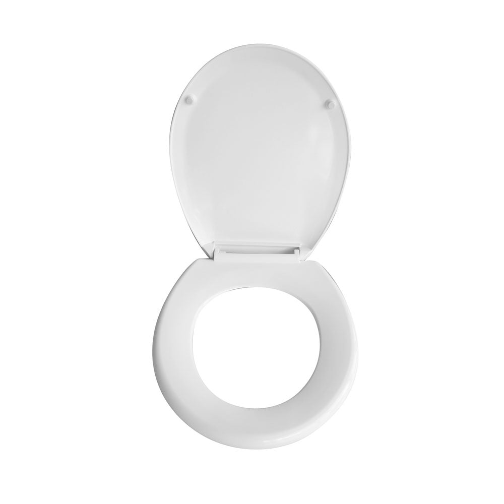 Sedile wc universale Dianter 9 termoindurente bianco cerniere regolabili