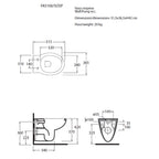 Sanitari sospesi Azzurra Fast completi di wc