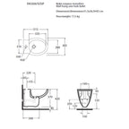 Sanitari sospesi Azzurra Fast completi di wc
