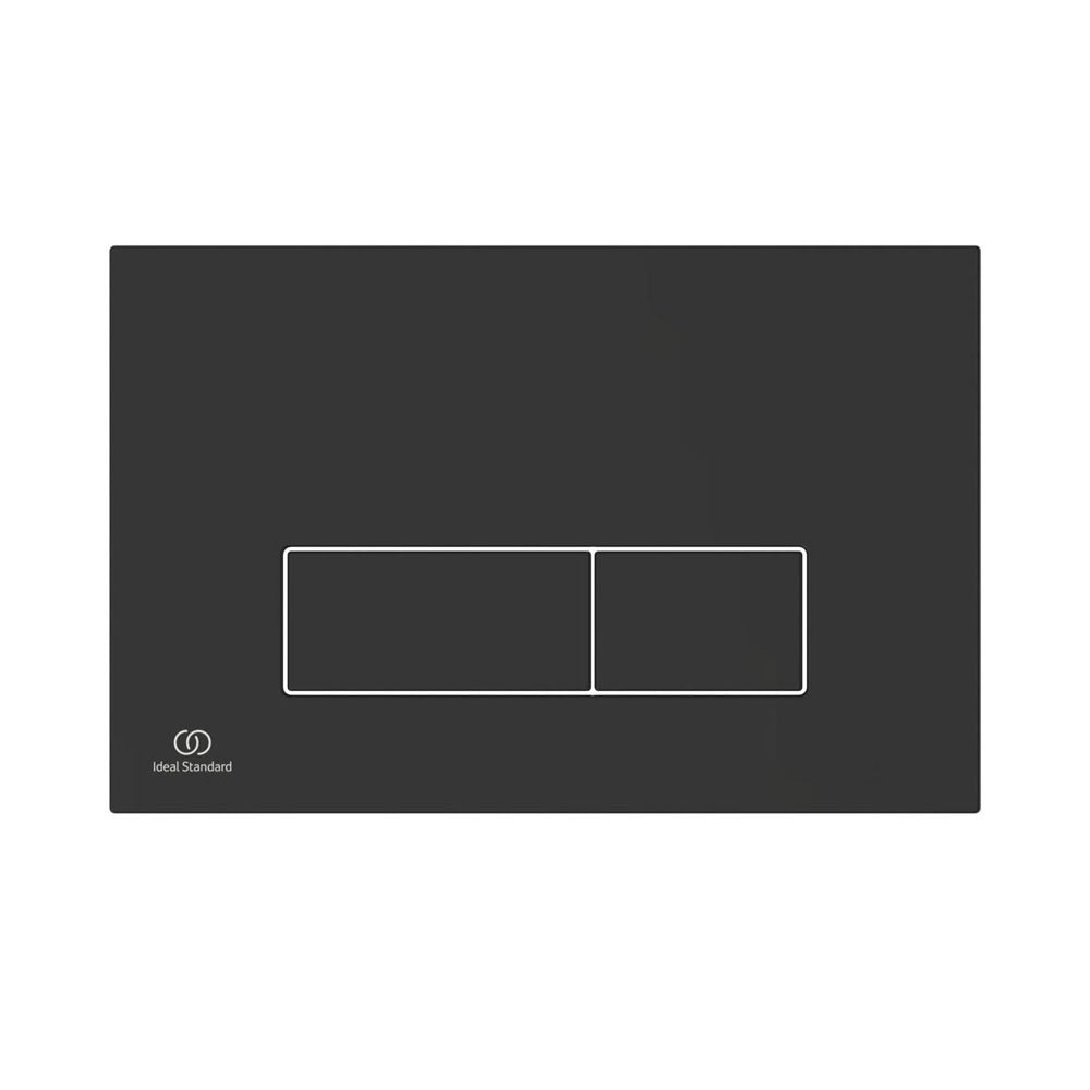 Placca di comando nera per azionamento risciacquo Ideal Standard Oleas M2