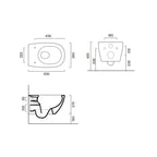 Sanitari Sospesi Ceramica Catalano serie Alvea 53x36 WC Silentech