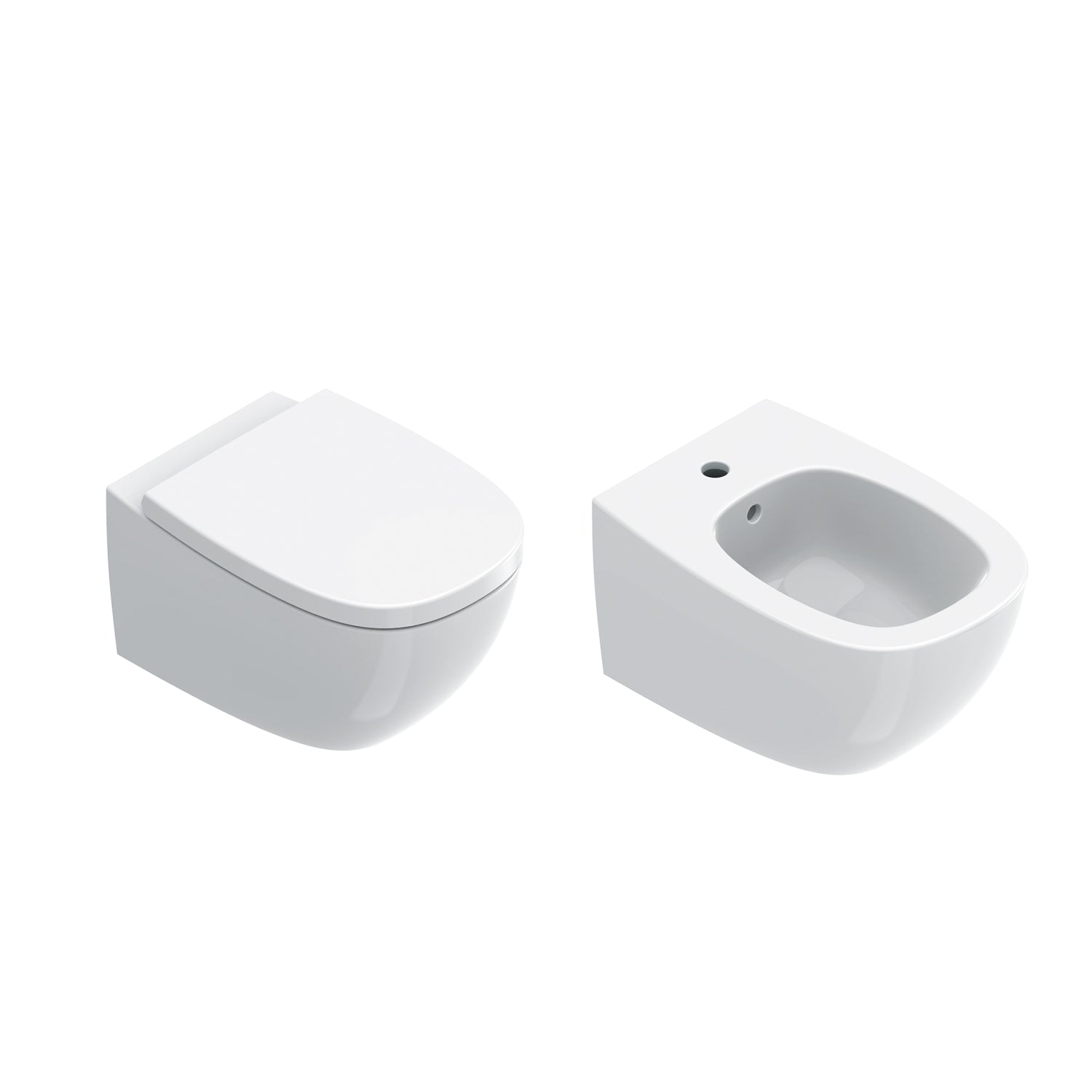 Sanitari Sospesi Ceramica Catalano serie Alvea 53x36 WC Silentech