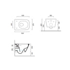 Sanitari Sospesi Ceramica Catalano serie Green 50x37 WC Silentech
