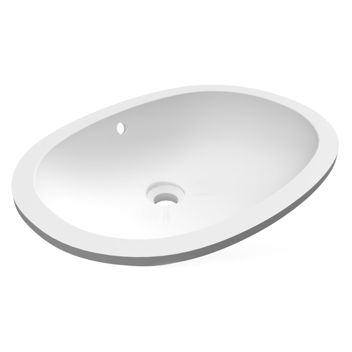 Lavabo sottopiano ovale Variant 55x41 cm RAK - Bianco