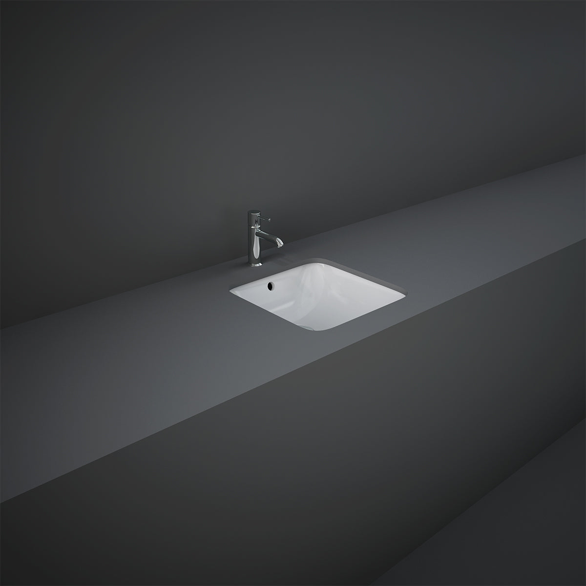 Lavabo sottopiano quadrato Variant 41x41 cm RAK - Bianco