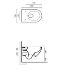 WC Senza Brida Ceramica Catalano Sfera 54 con sedile Soft Close Plus