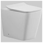 Sanitari filoparete con scarico universale e copriwater soft close modello Urban 56x36