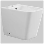 Sanitari filoparete con scarico universale e copriwater soft close modello Urban 56x36