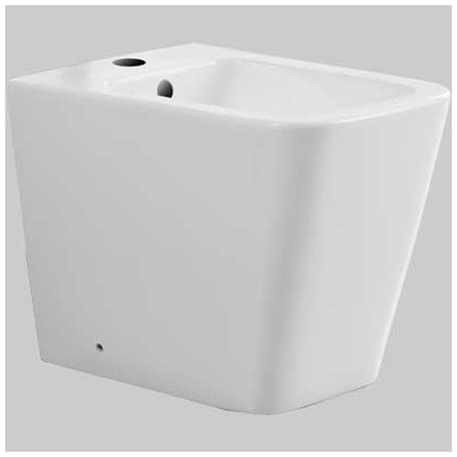 Sanitari filoparete con scarico universale e copriwater soft close modello Urban 56x36
