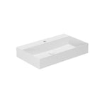 Lavabo da appoggio squadrato Ceramica Azzurra Elegance 75x45 cm