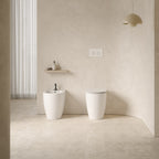 Sanitari filomuro rimless 53 cm Ceramica Globo Mode Wc scarico Multi