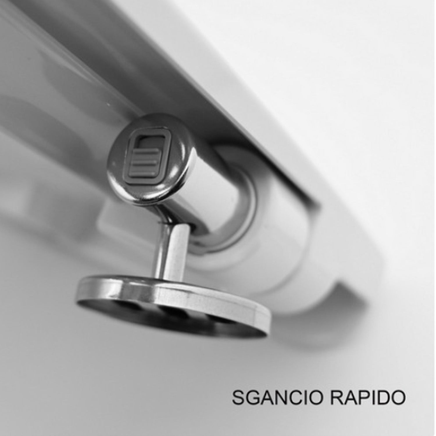 Copriwater per collezione Origin chiusura SoftClose - Bianco