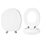 Sedile wc in MDF Bianco modello Universale con formale Ovale