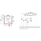 Lavabo installazione Sospesa o da Appoggio 50x50 cm - Globo Classic