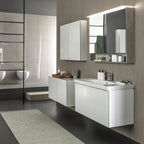 Lavabo sospeso-appoggio monoforo modello Acanto Geberit cm 90