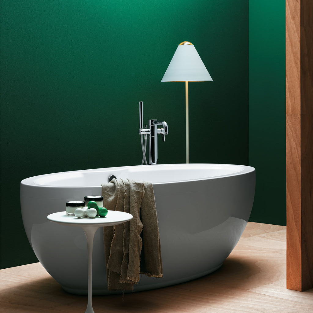 Vasca freestanding in vetroresina 180x95 cm Ceramica Azzurra serie Comoda - Bianco lucido