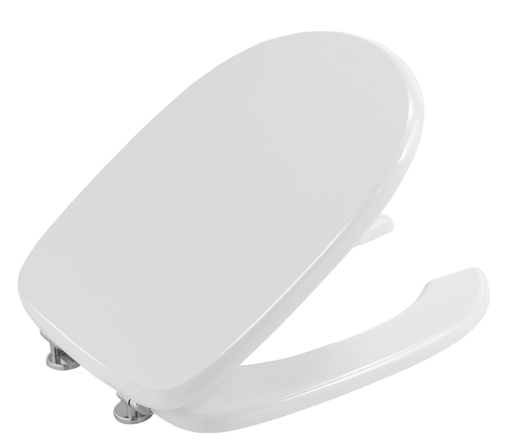 Sedile wc per sanitari modello disabili in MDF modello Rubino di Gedy - Bianco