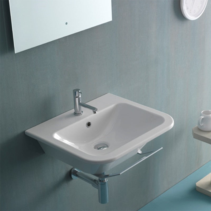 Lavabo Sospeso Stone 55.48 Ceramica Globo SSN11.BI