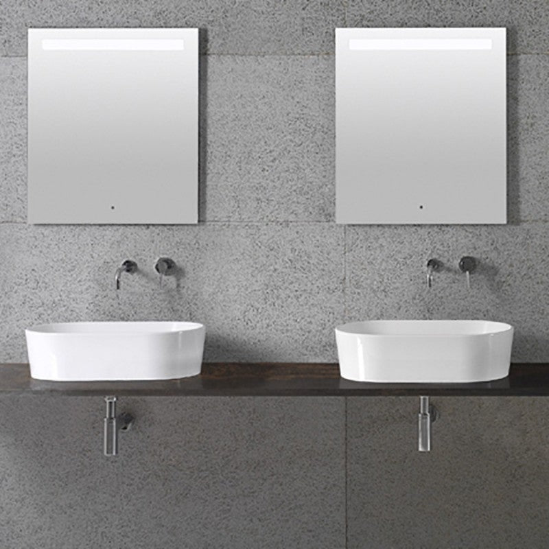 Lavabo da Appoggio Ceramica Globo Forty3 60X35 FO061.BI