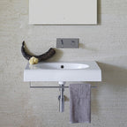 Lavabo Sospeso Ceramica Globo Bowl+ 60x50 BP060.BI